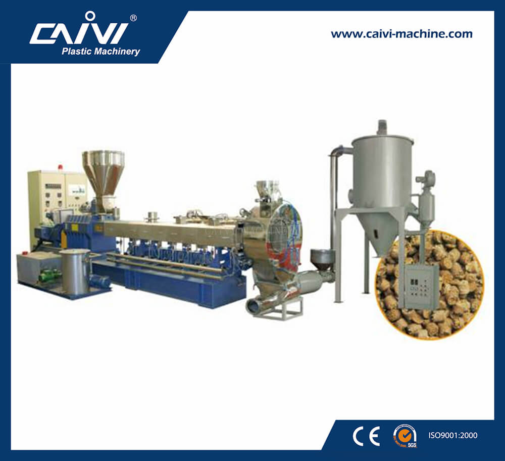 PP PE Wood Pelletizing Machine